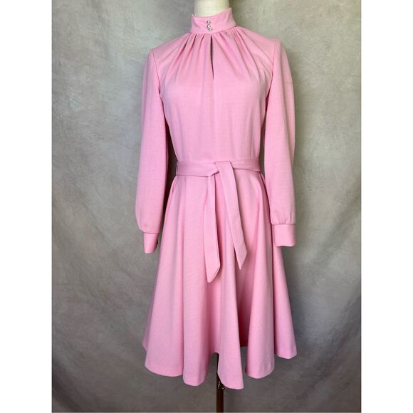 Vintage 1970s Mod Dress - Picture 1 of 7